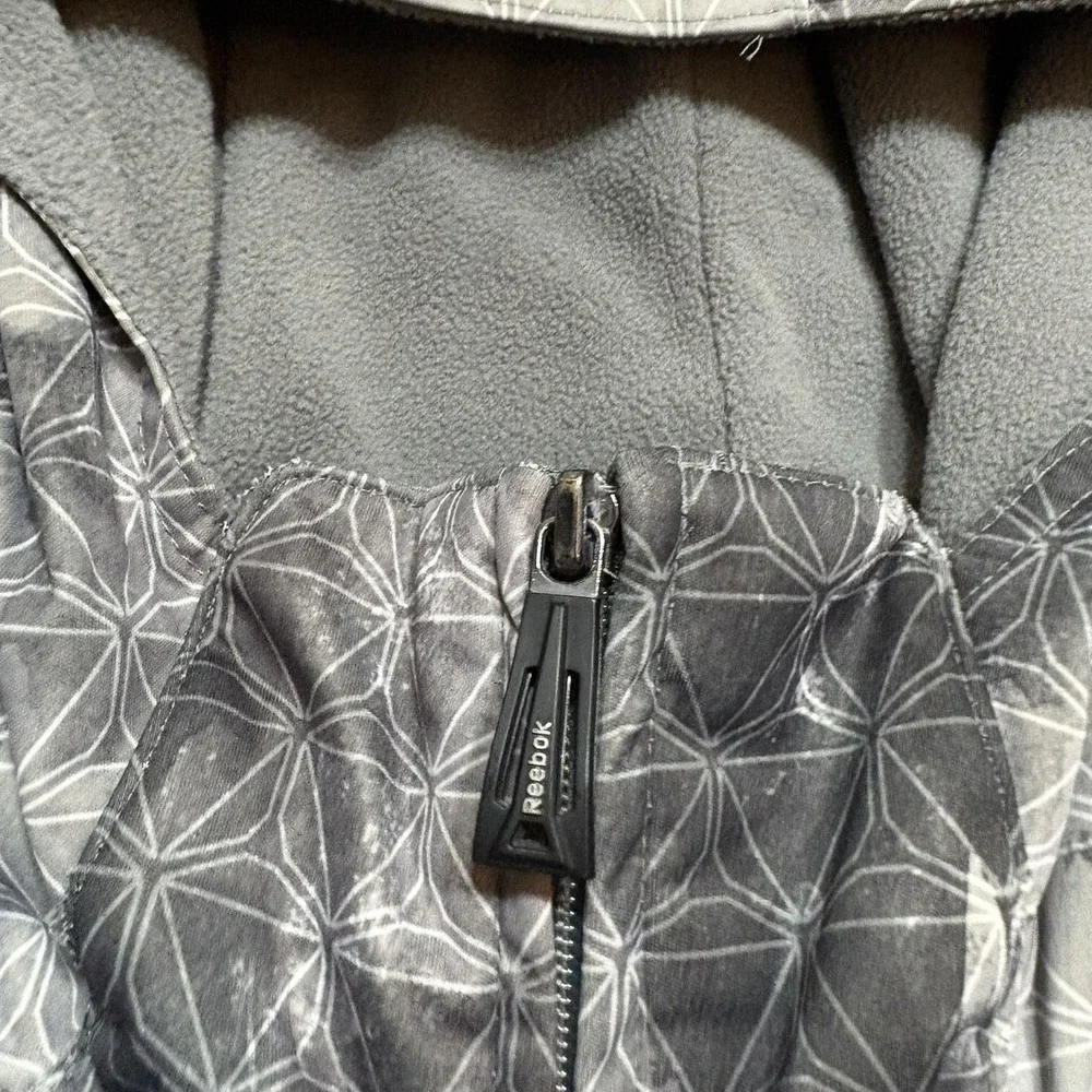 Chicago Bears Jacket Mens Medium‎ Gray NFL Reebok On-Field Hooded Fleece Lined
